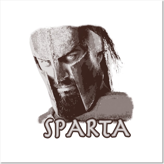 Spartan Warrior Wall Art by Urbanic